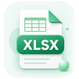Markdown转Excel的电子表格格式图标